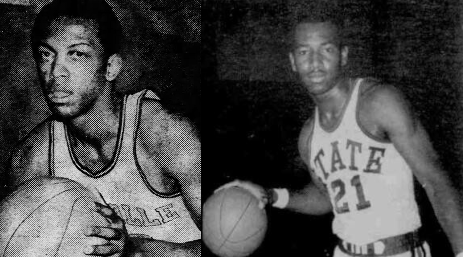 Ken Durrett (à gauche) et Nate Williams (à droite). Bob Cousy y croit, les deux recrues sont le renouveau des Royals, des futurs stars de la NBA. 