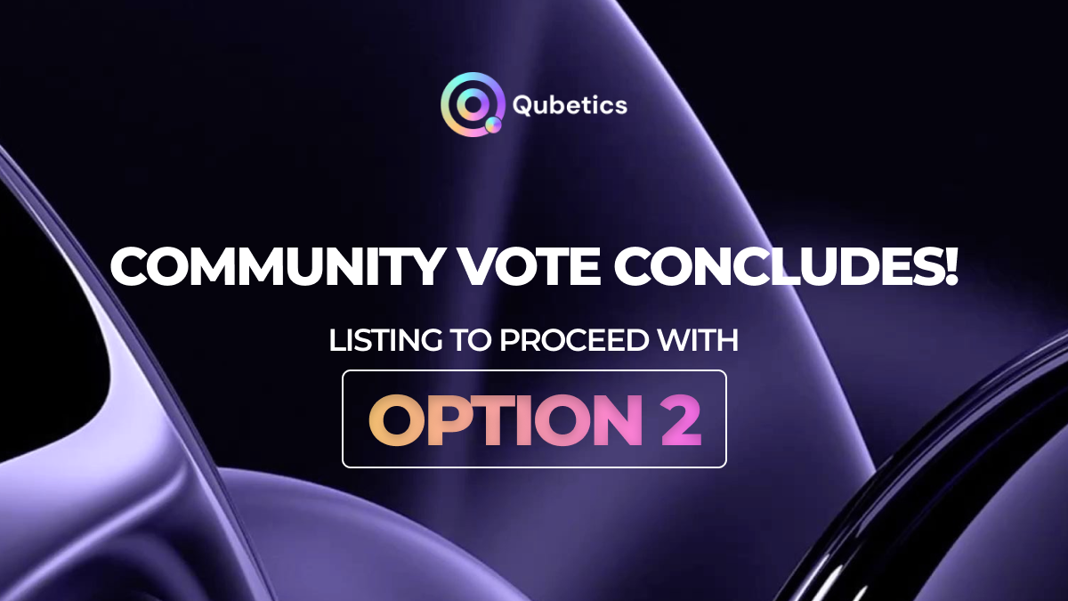Qubetics Community Vote Finalized: Option 2 Adopted as Official Token Listing Strategy