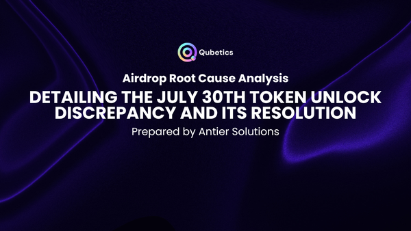 Qubetics Airdrop Root Cause Analysis By Antier Solutions