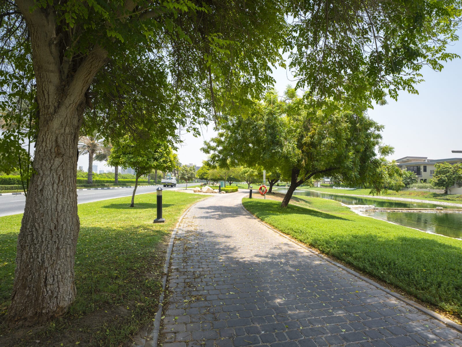 Lakeside buggy track inside Jumeirah Golf Estates
