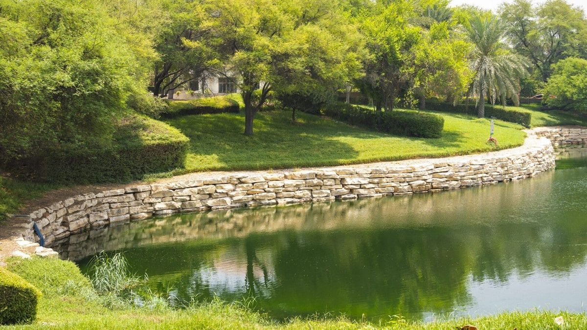 Jumeirah Golf Estates lakes (estate view)