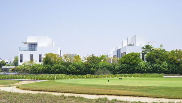 Villas over the fairway at Jumeirah Golf Estates