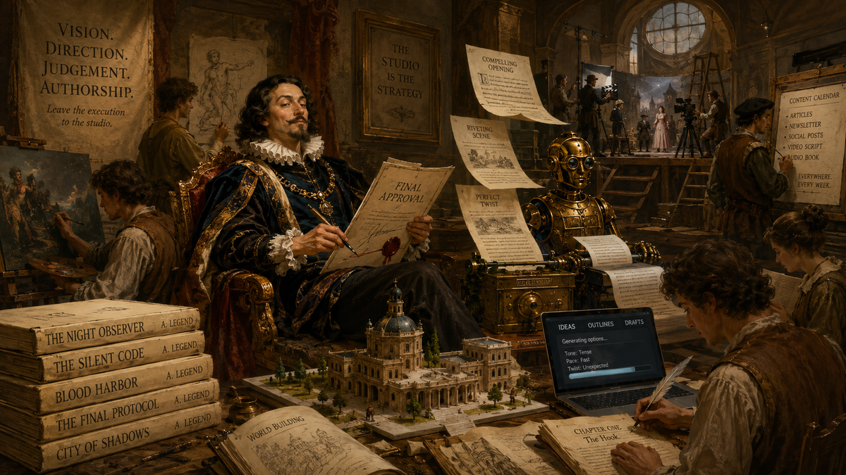 Master of Your Own Studio: Writing in the Age of AI