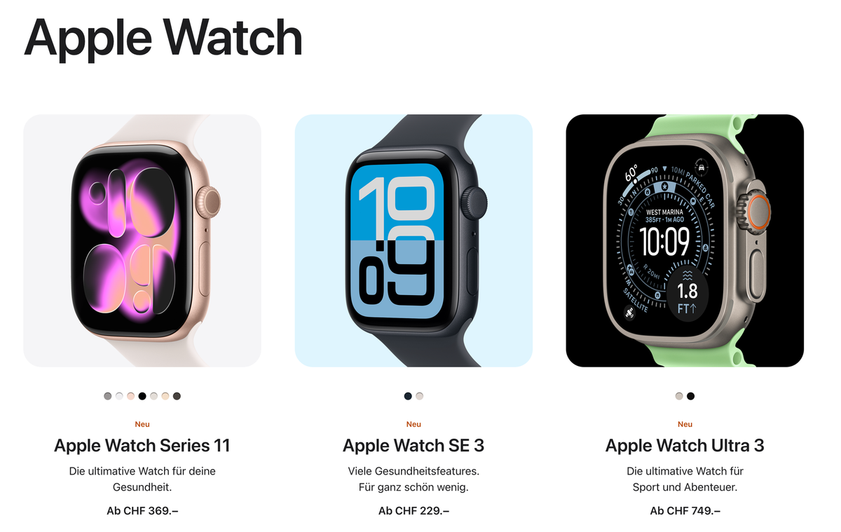 Apple Watch Series 11 & Ultra 3: Bluthochdruck-Erkennung und Satelliten-Power - September 2025 vorgestellt