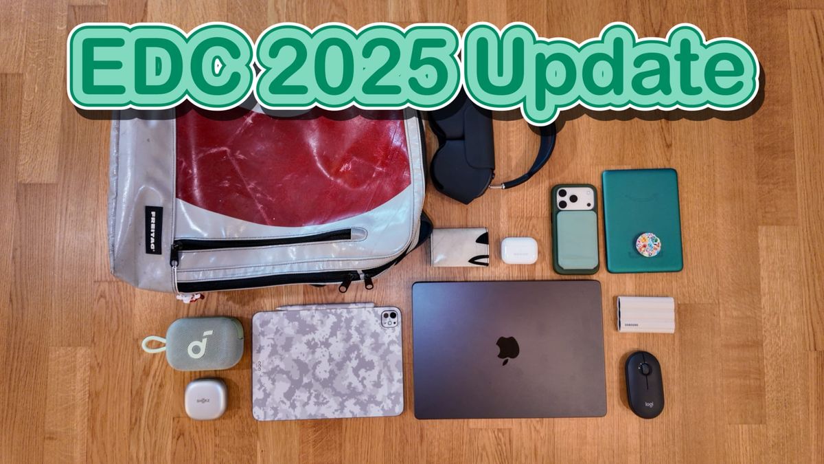 Mein EDC 2025 Update: Die ultimative Tech-Ausstattung für Content Creator & Digital Nomads