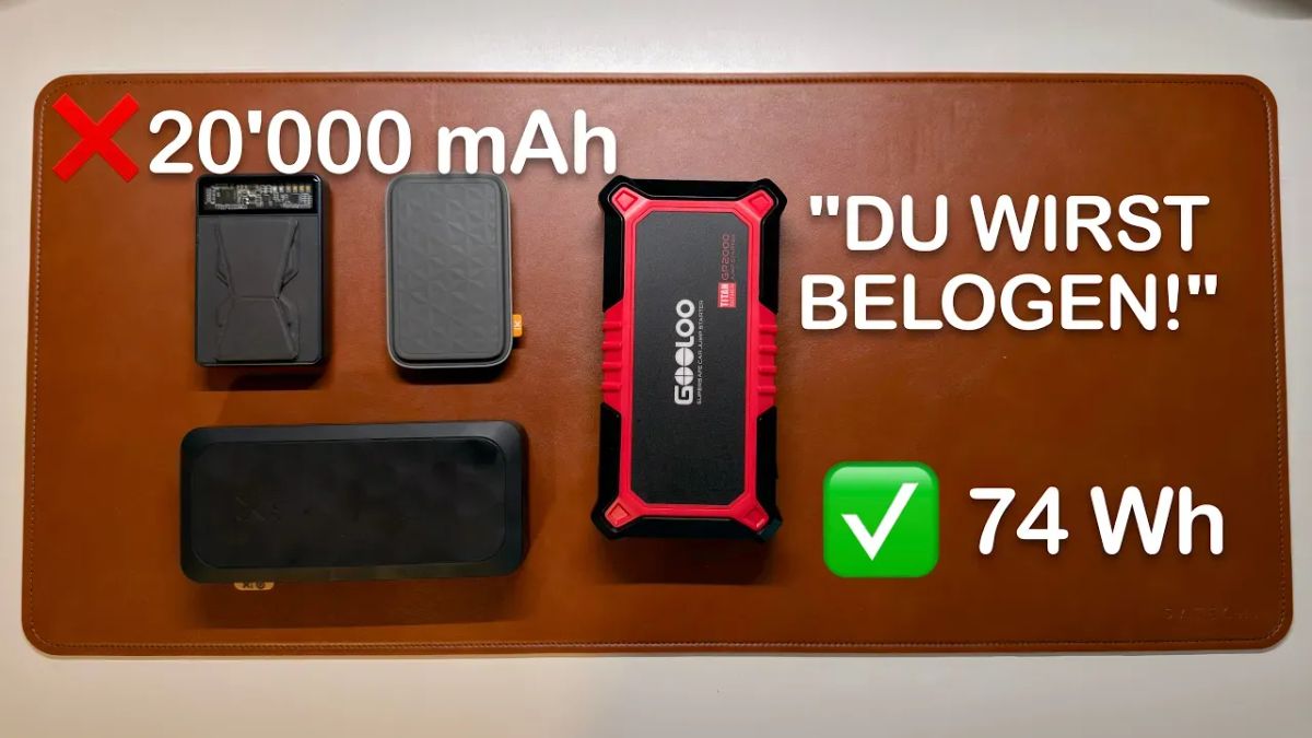 Warum deine 20.000 mAh Powerbank dein iPhone NUR 2–3x lädt – der mAh-Betrug erklärt