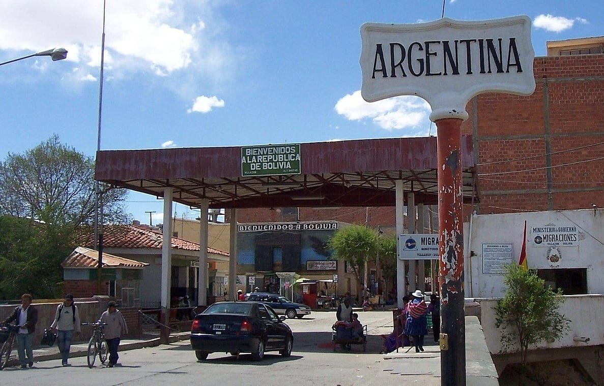 Argentina’s border with Bolivia. Photo via MercoPress