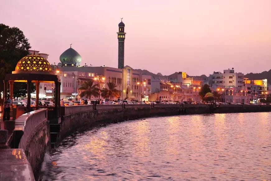 Muttrah corniche in Muscat, Oman’s capital. Photo via Zawya