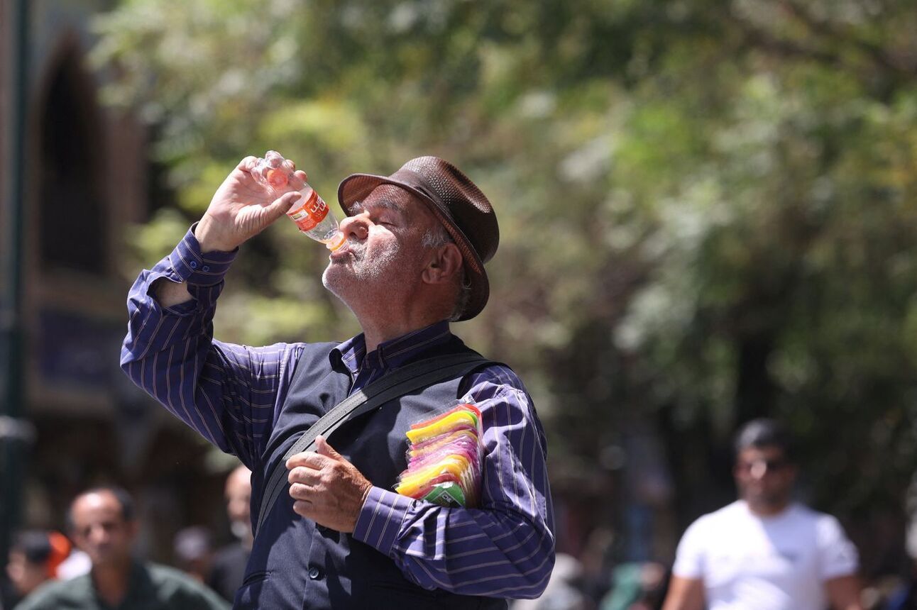 Temperatures in Tehran soared on Wednesday. Photo: Wana News Agency/Via Reuters