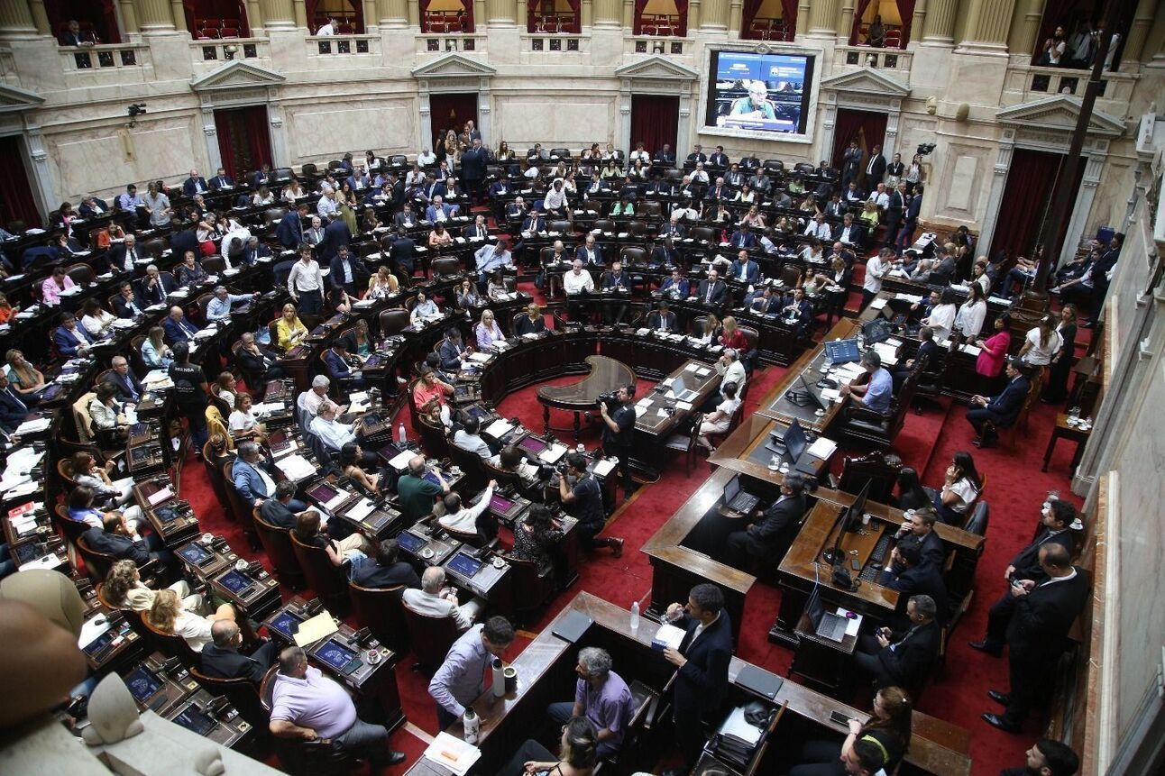 The bill will next go to the Senate, where Milei’s party lacks the strength to get automatic approval. Photo via MercoPress