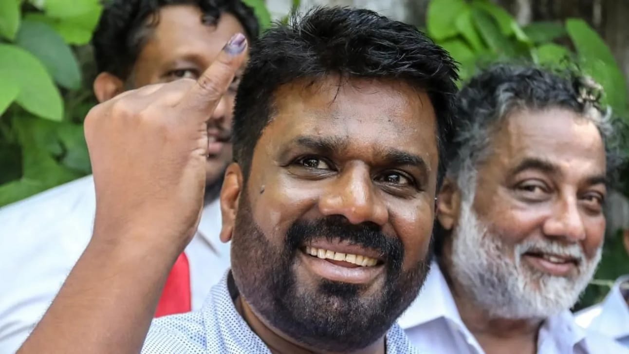 Anura Kumara Dissanayake offered voters a break with the established political order. Photo: EPA