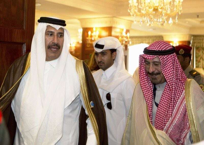 Kuwait’s new Prime Minister, Sheikh Mohammed Sabah al-Salem al-Sabah (R), in a 2013 file photo. Photo: Stephanie Mcgehee/Reuters