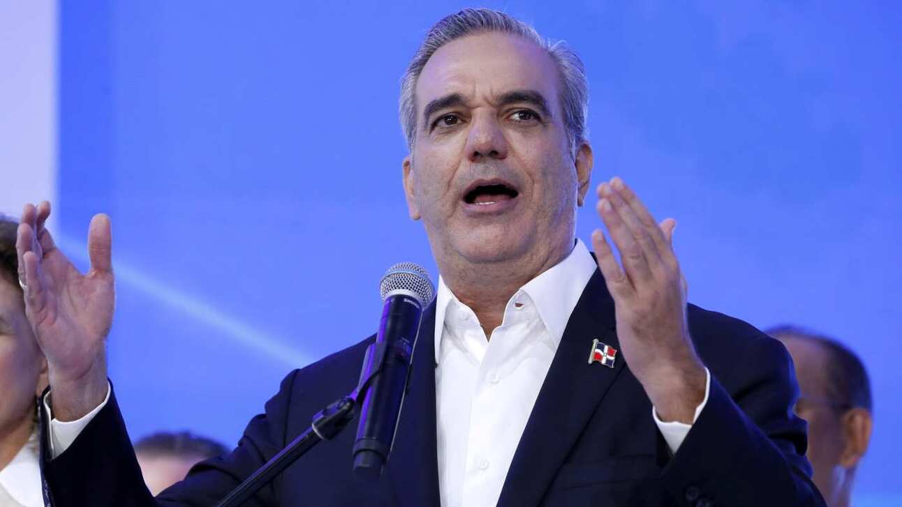 Luis Abinader won re-election convincingly. Photo: Orlando Barria/EPA-EFE/Shutterstock