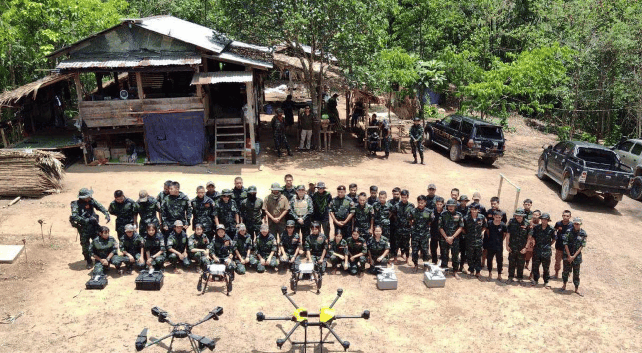 National Unity Government soldiers photographed in the south of Myanmar in May 2024. Photo: NUG Ministry of Defence