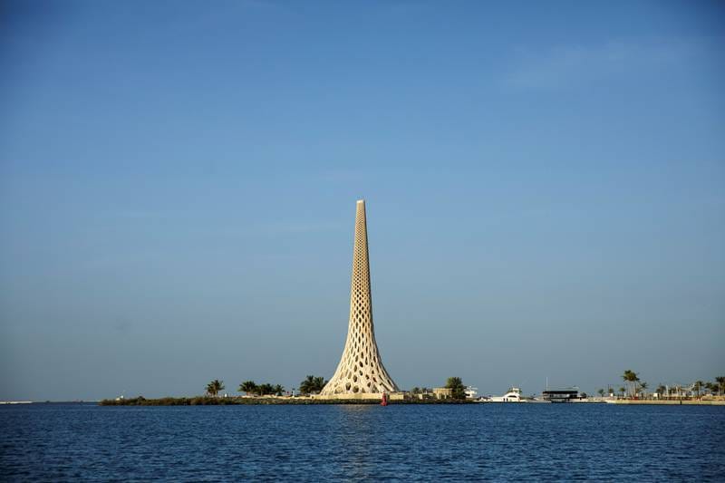 The harbor at the King Abdullah University of Science and Technology near Jeddah. Photo: Reuters