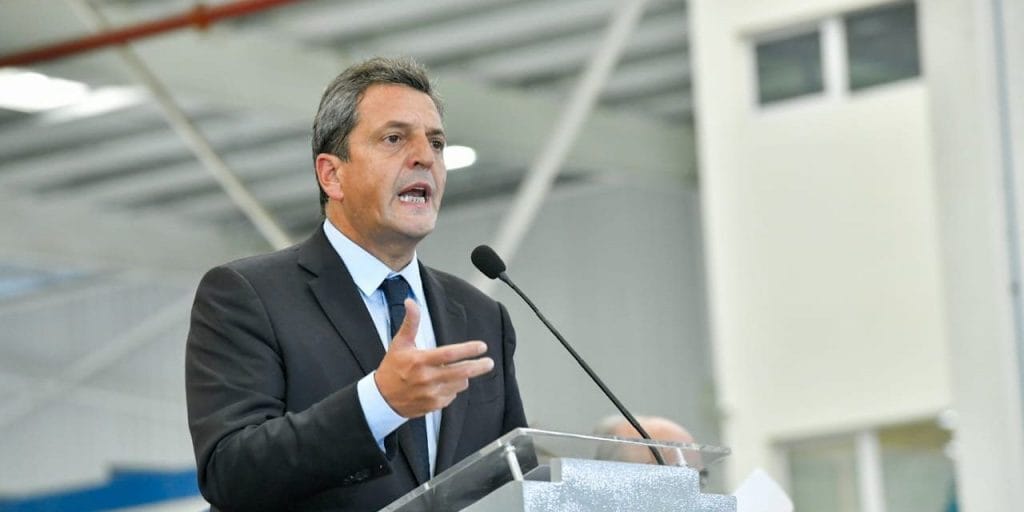 Argentine economy minister Sergio Massa. Photo via Mercopress