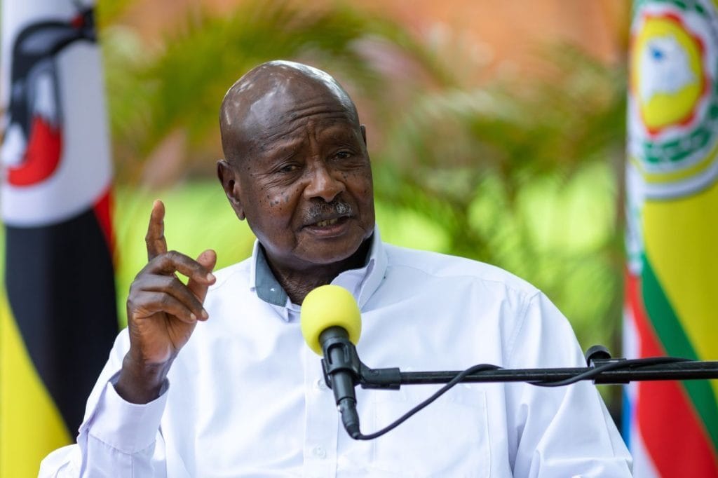 Ugandan President Yoweri Museveni says the oil project at Murchison Falls National Park will go ahead. Photo: Badru Katumba for WSJ