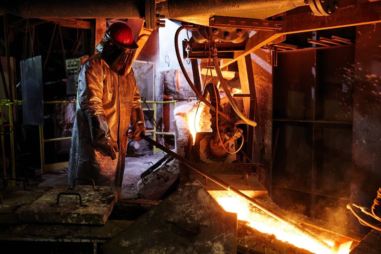 A smelting plant in Glogow, Poland. Photo: Bartek Sadowski/Bloomberg