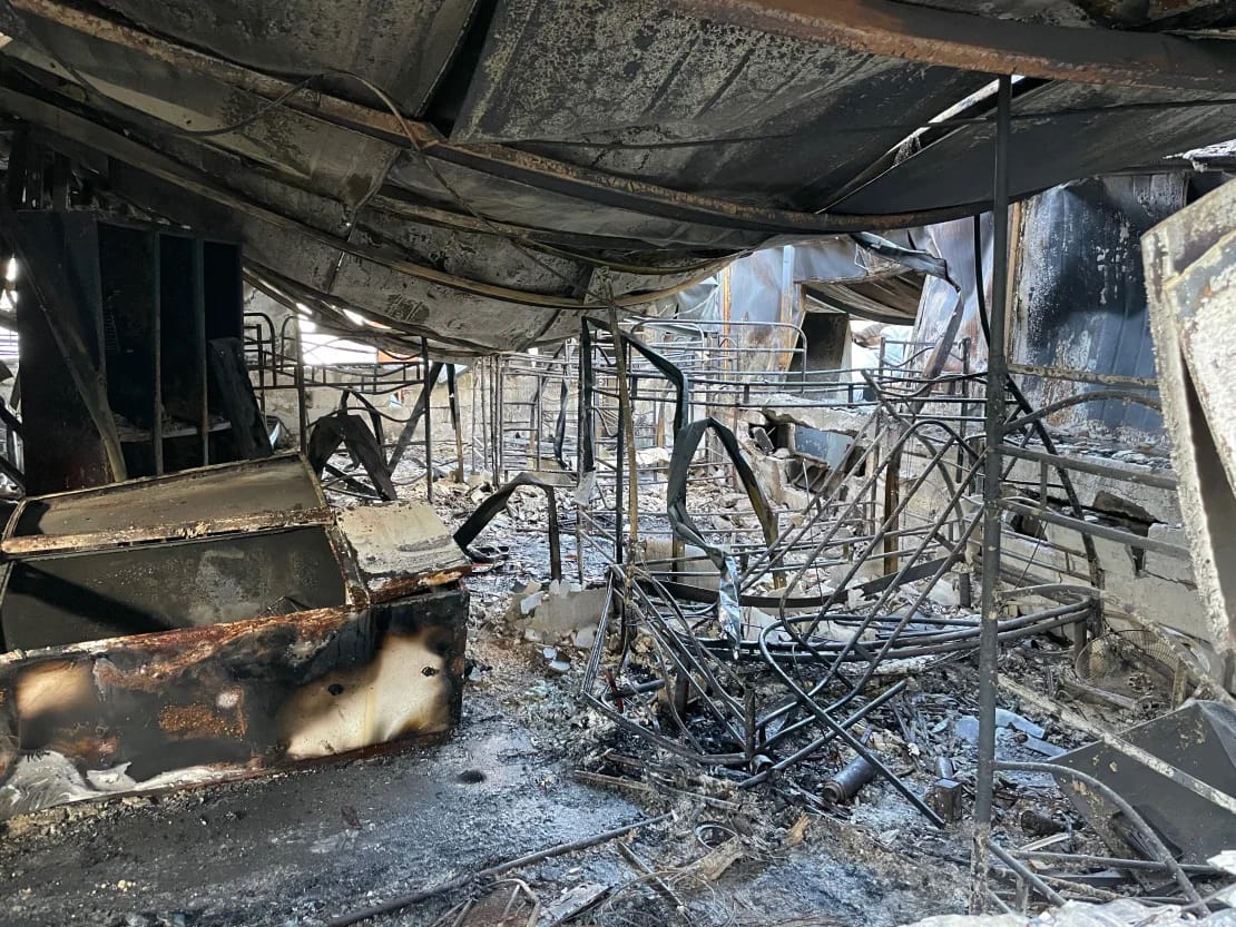Twenty-three Thai and Nepali farmworkers were killed in this dormitory during the Hamas attack on Israel. Photo: Joseph Ataman/CNN