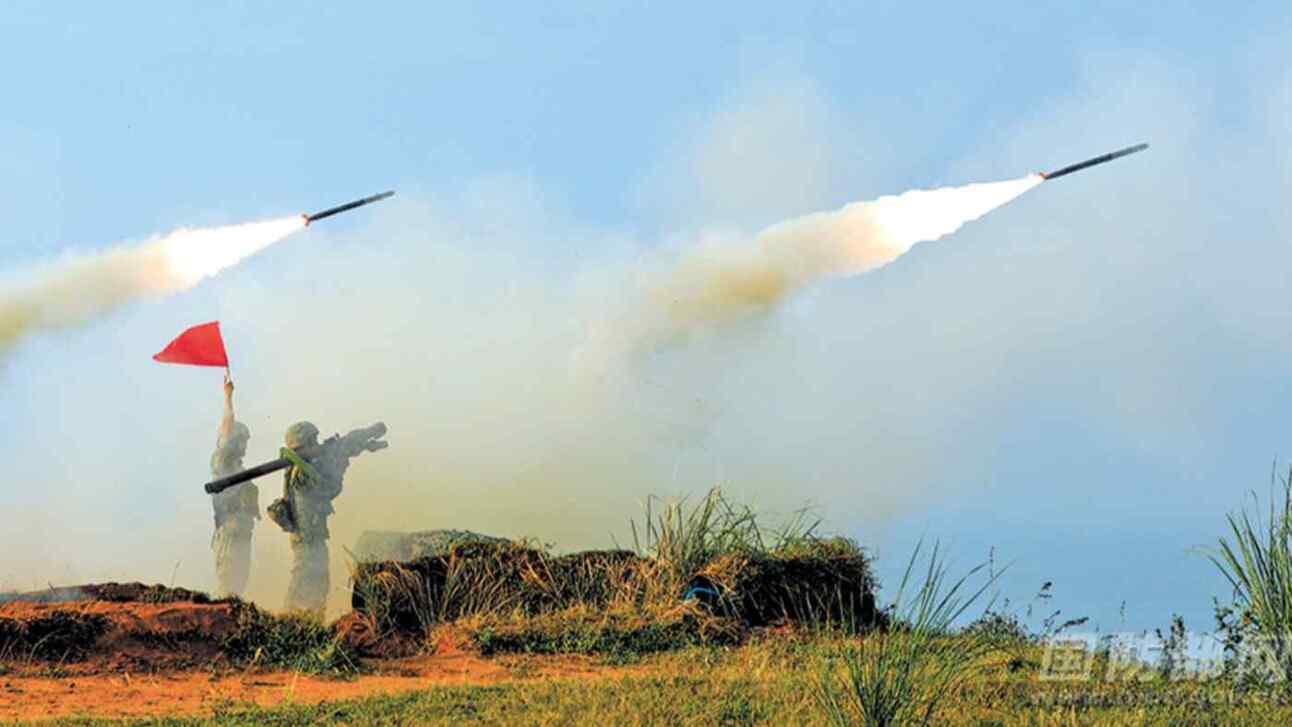 Chinese forces perform a two-day live-fire drill near the Myanmar border. Photo: China defense ministry