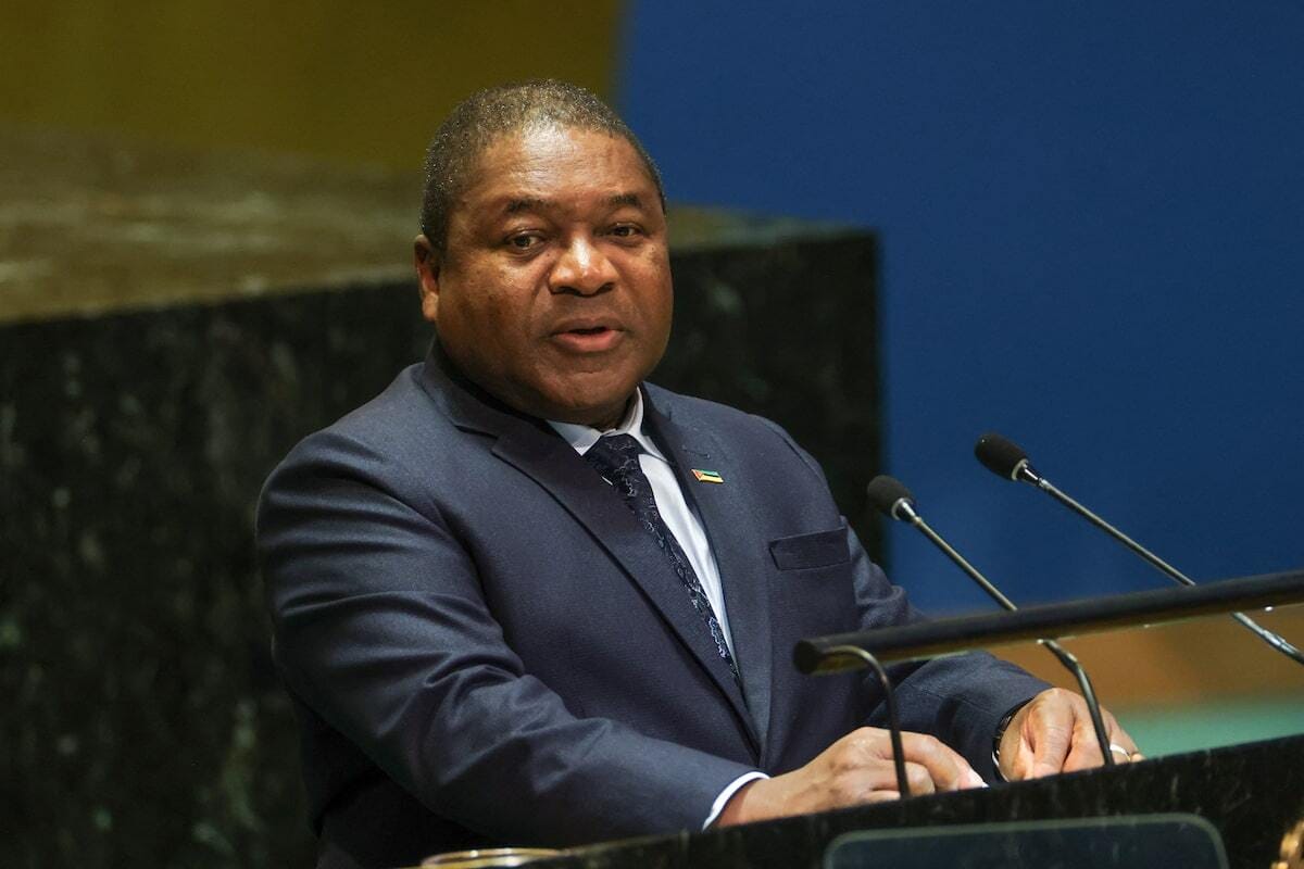 Mozambique’s incumbent President Filipe Jacinto Nyusi will step down after the election. Photo: Caitlin Ochs/Reuters