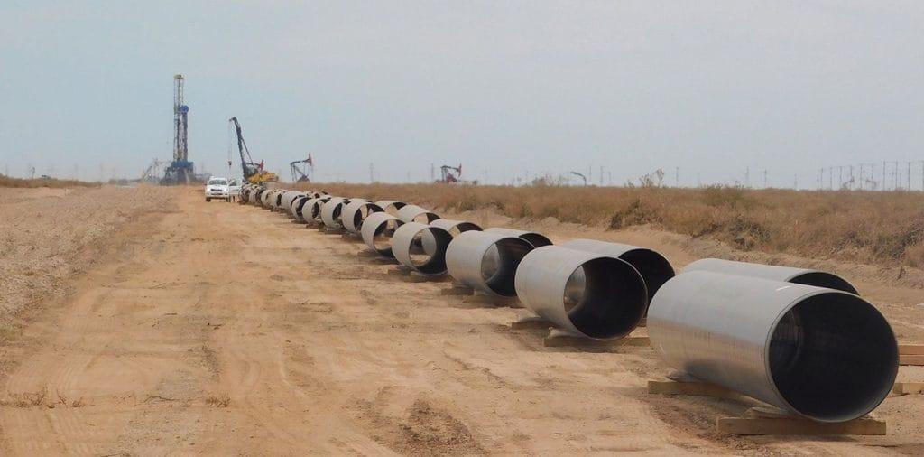 Argentina’s ‘President Néstor Kirchner’ gas pipeline. Photo via MercoPress.