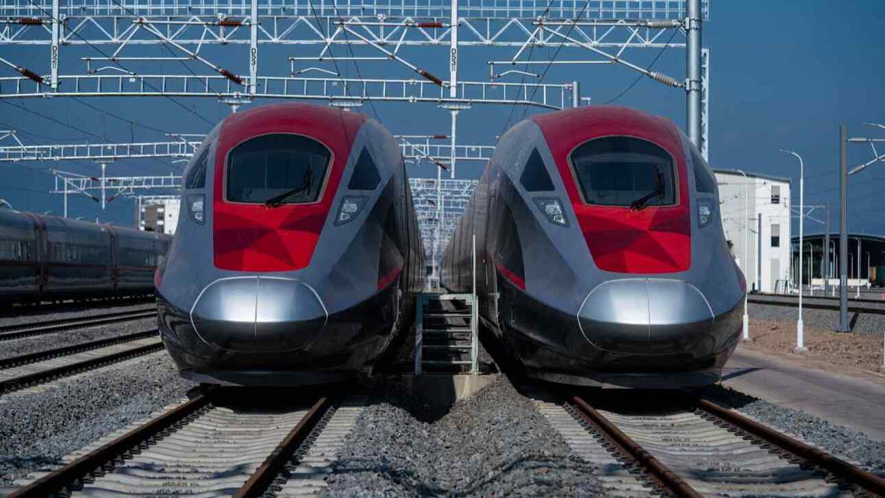 High-speed trains for Indonesia’s new network. Photo courtesy of Kereta Cepat Indonesia China