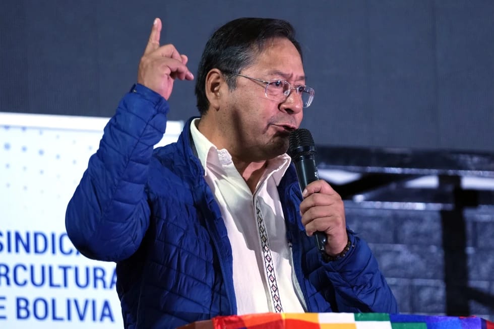 Bolivian President Luis Arce. Photo: Juan Karita/AP