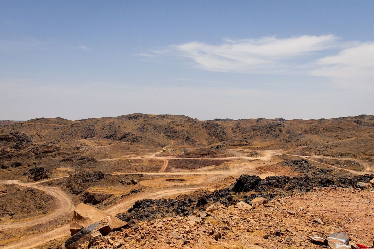 A mining site in Khnaiguiyah, Saudi Arabia. Photo: Tasneem Alsultan/Bloomberg