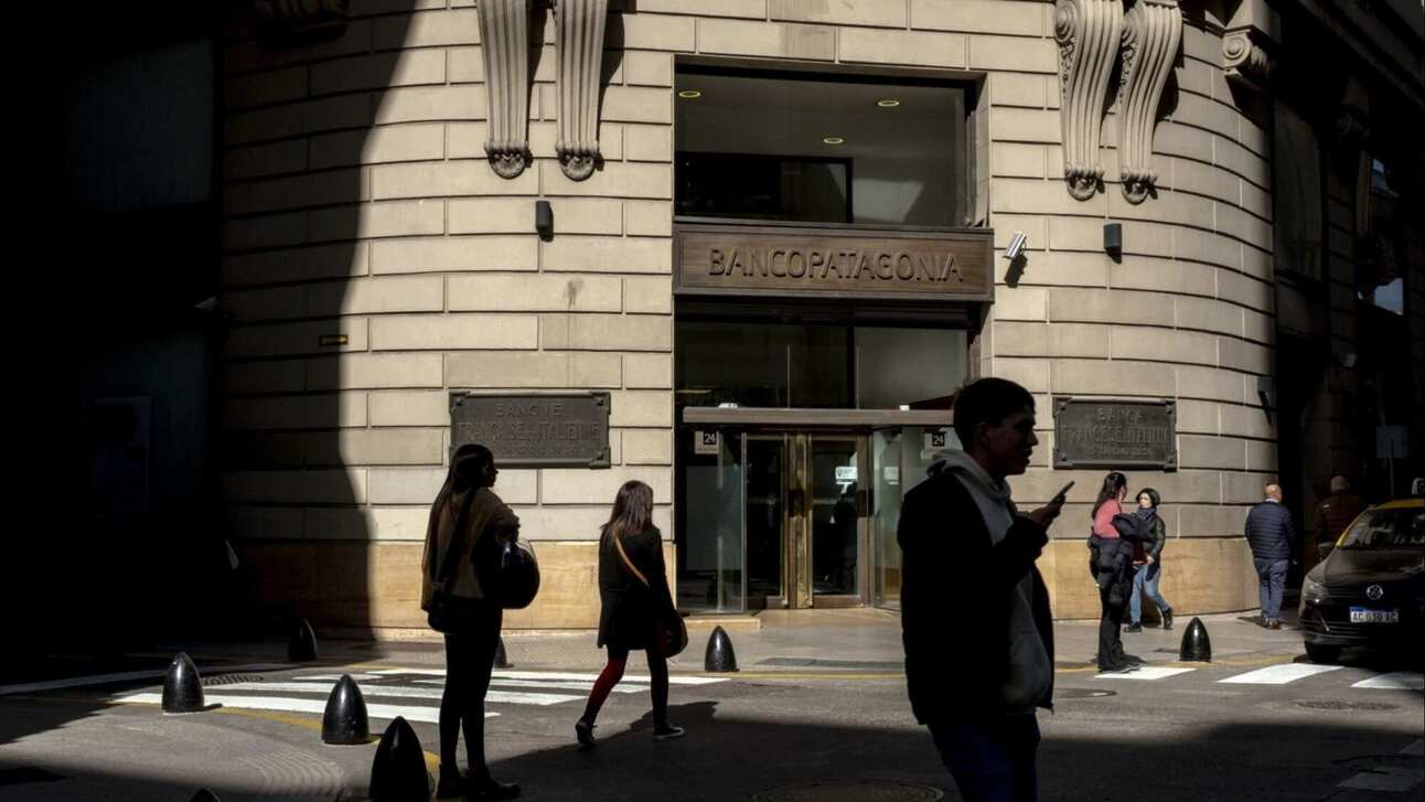 Argentina’s financial district in Buenos Aires. Photo: Bloomberg
