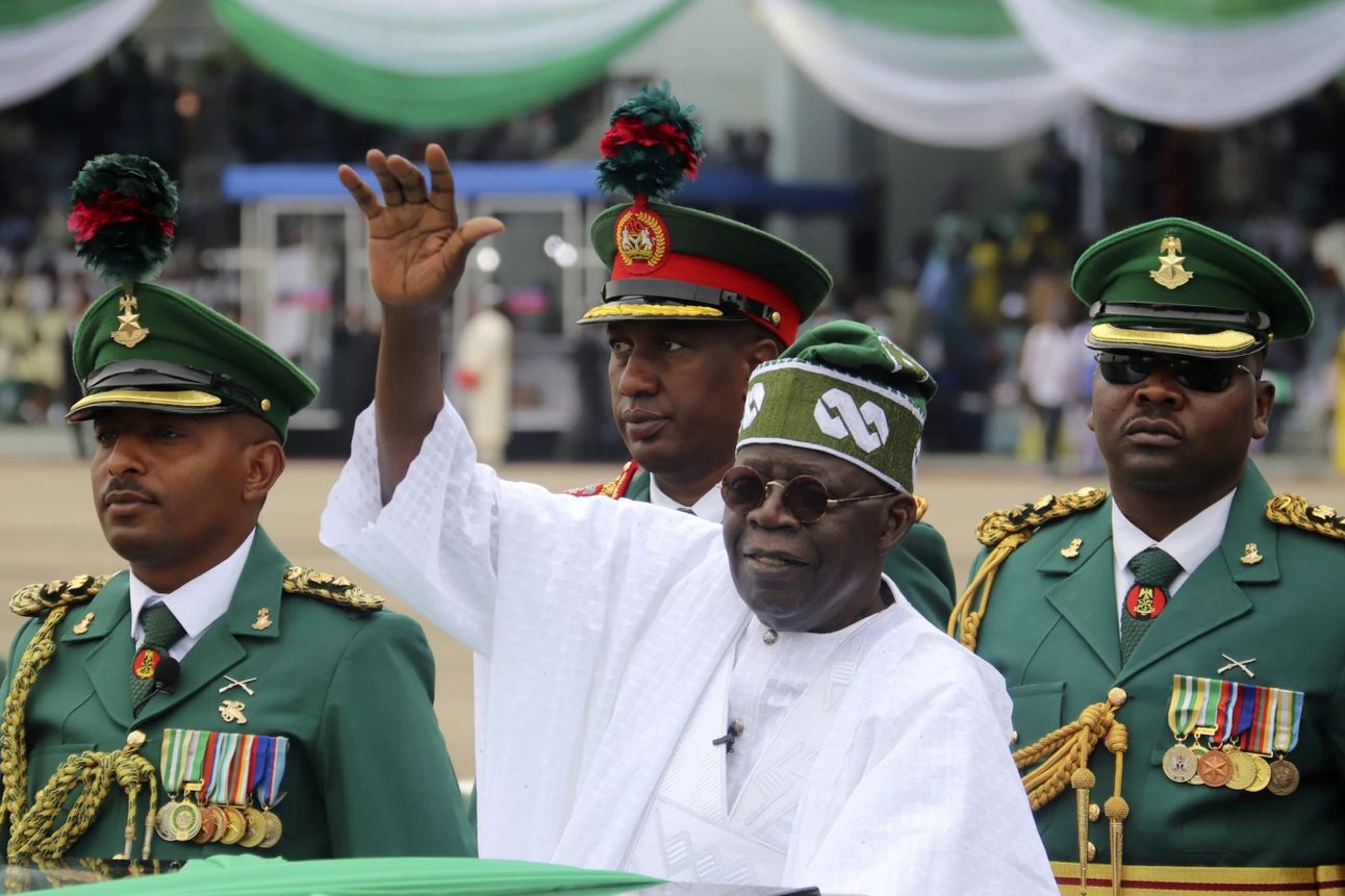 Nigeria’s President Bola Tinubu. Photo Olamikan Gbemiga/AP