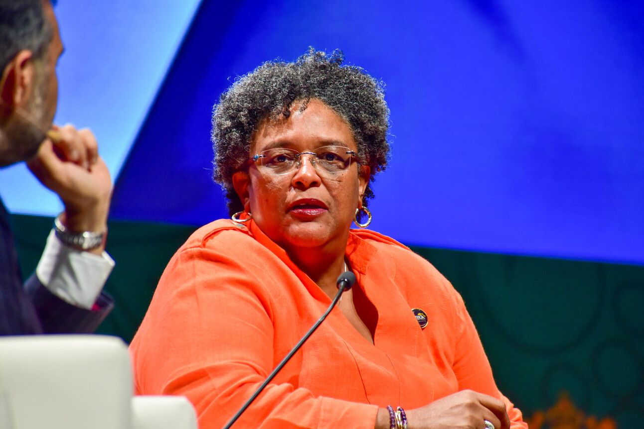 Mia Mottley at the Africa Investment Forum. Photo: African Development Bank