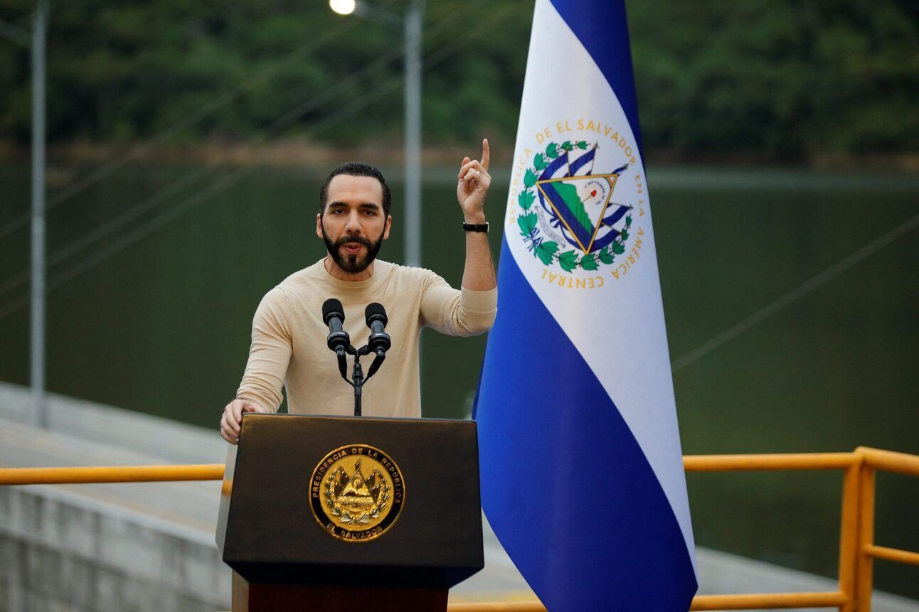 Nayib Bukele pictured in October 2023. Photo: Jose Cabezas/Reuters