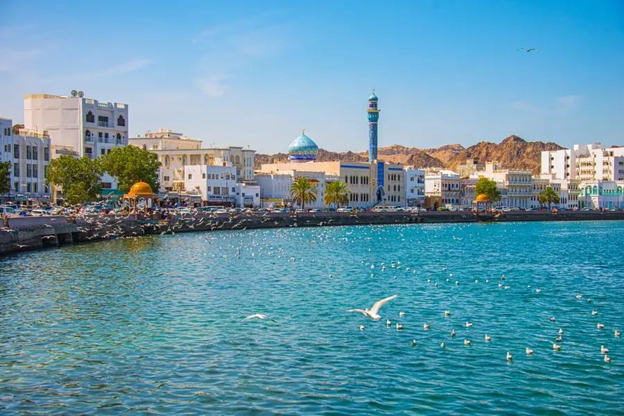 The famed Corniche area in Oman’s capital Muscat. Photo: Getty Images