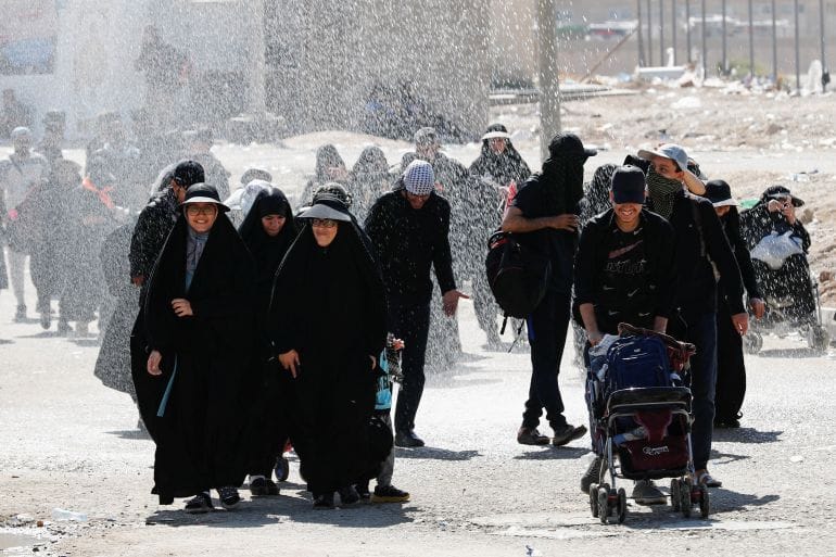 Iran and Iraq hope the railway will transport millions of pilgrims who travel from Iran to holy sites in Iraq Photo: Thaier Al-Sudani/Reuters
