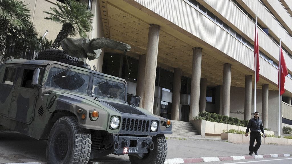 The Tunisian Central Bank in Tunis. Photo: Hassene Dridi/AP