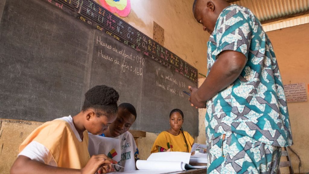Voting in Sunday’s polls. Photo: Yanick Folly/AFP
