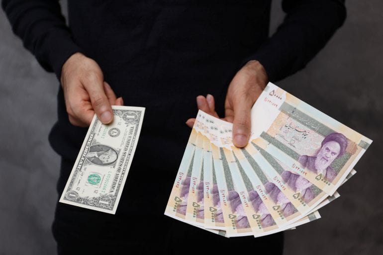 Iran’s currency has plunged recently. Photo: Majid Asgaripour/WANA
