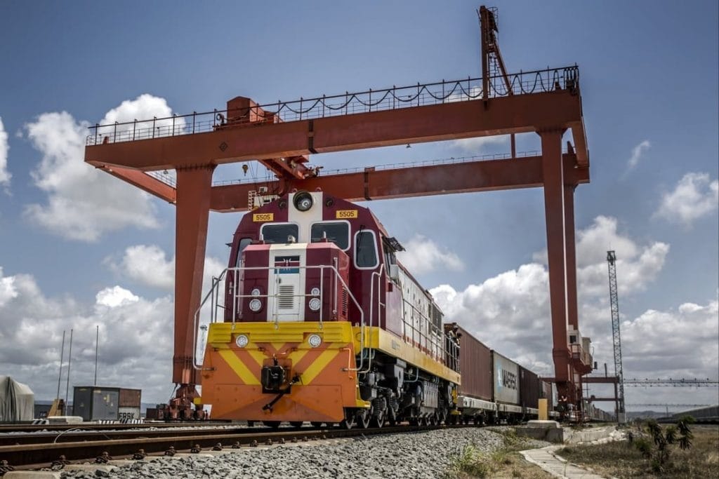 A standard gauge railway linking the port of Mombasa in Kenya with three other East African countries through China’s Belt and Road Initiative might not proceed as planned. Photo: Bloomberg