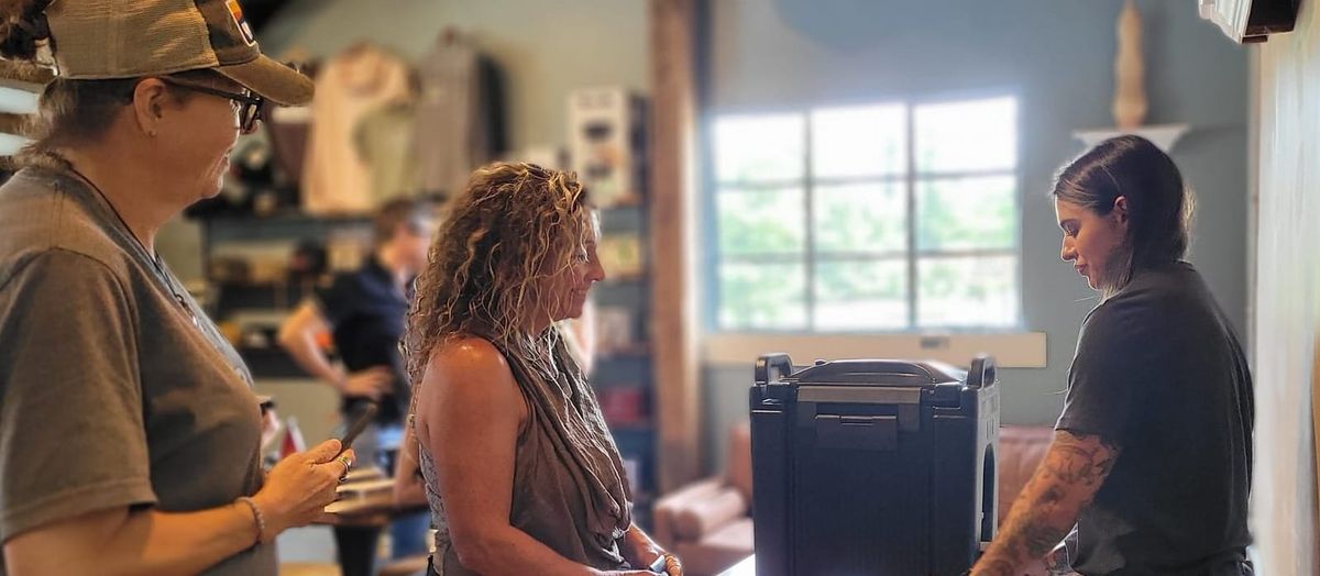 PHOTOS: Morgan Wade serves up coffee as a part of collab with Red Rooster