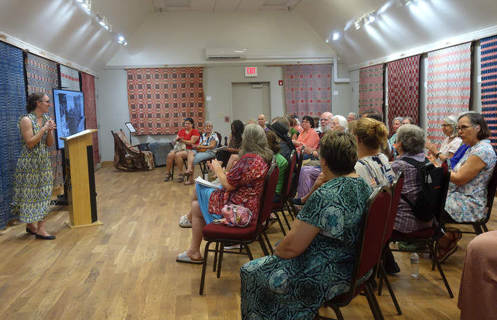 Traditional Floyd coverlets showcased during 'Woven Legacies' presentation