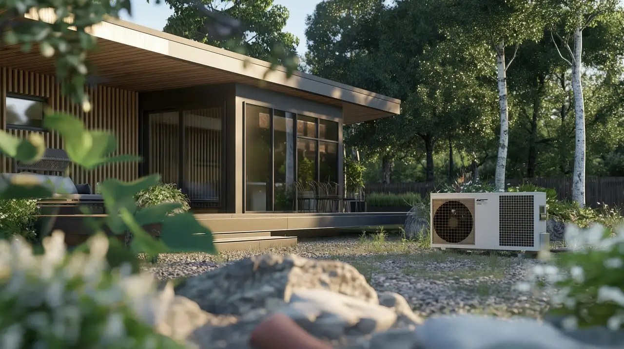 Varmepumpe og hus