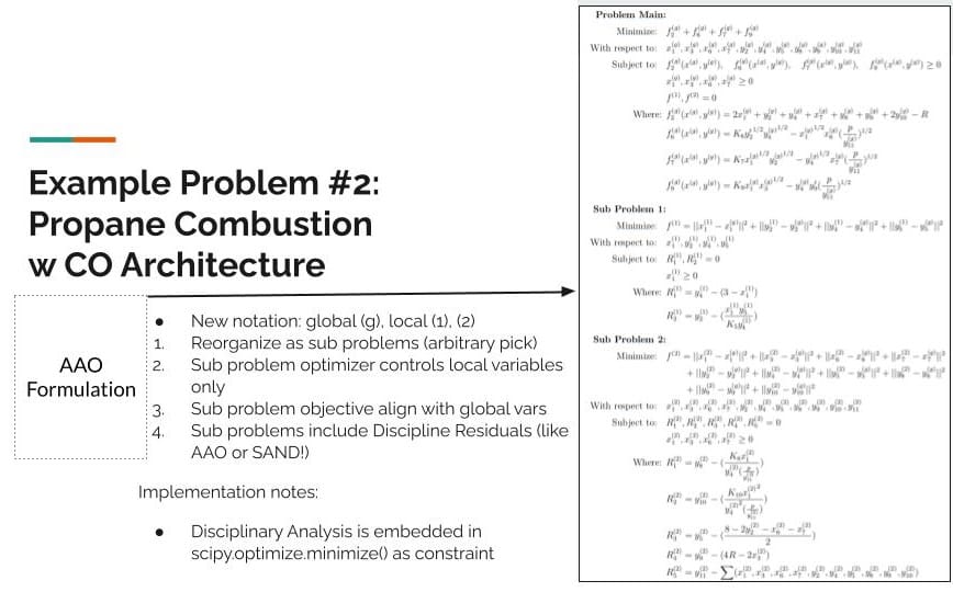 Example Problem 2 Propane Combustion w CO_AAO MDO Architectures_Peter Hacker (17)
