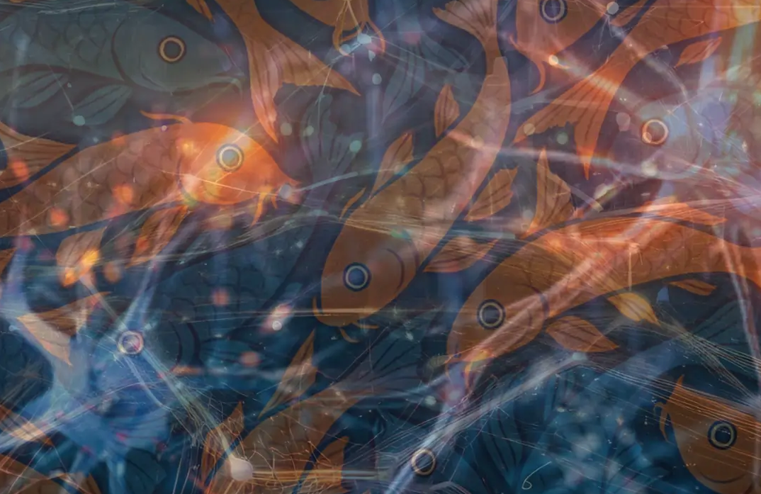 Image Created with Canva & ChatGPT inspired by M.C. Escher Circle Limit III (1959)