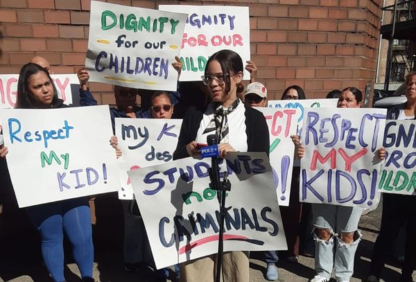 Zeta Parents Protest Precinct