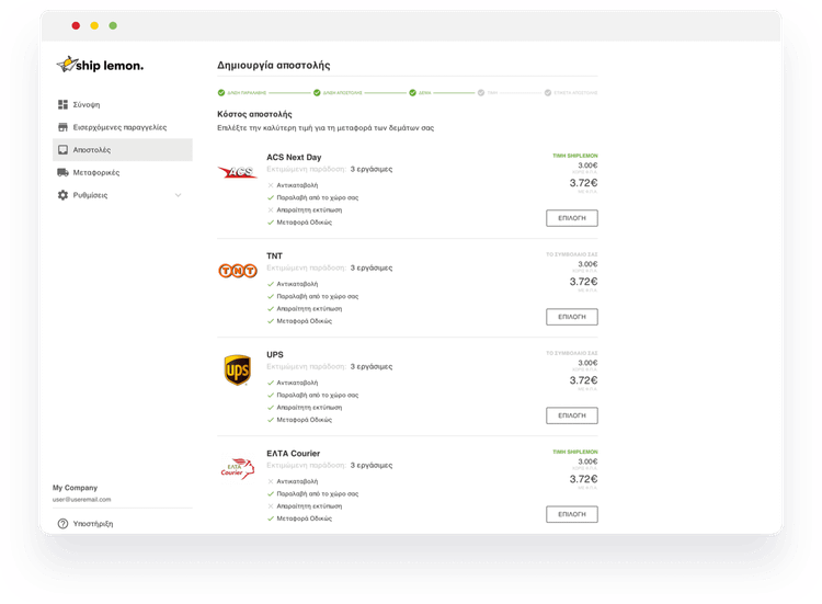 Ποιον κουριερ να διαλέξω για το eshop μου;