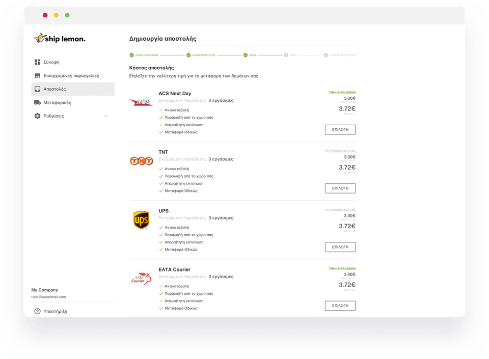 Ποιον κουριερ να διαλέξω για το eshop μου;