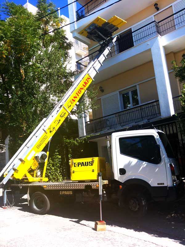 Μετακόμιση με ανυψωτικό