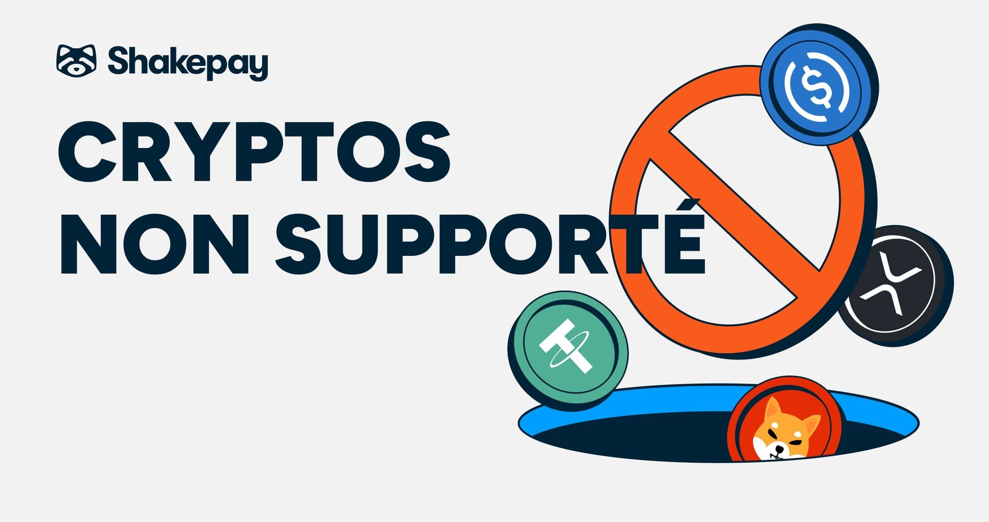 Que faire si vous envoyez des cryptos non prises en charge sur votre compte Shakepay ?
