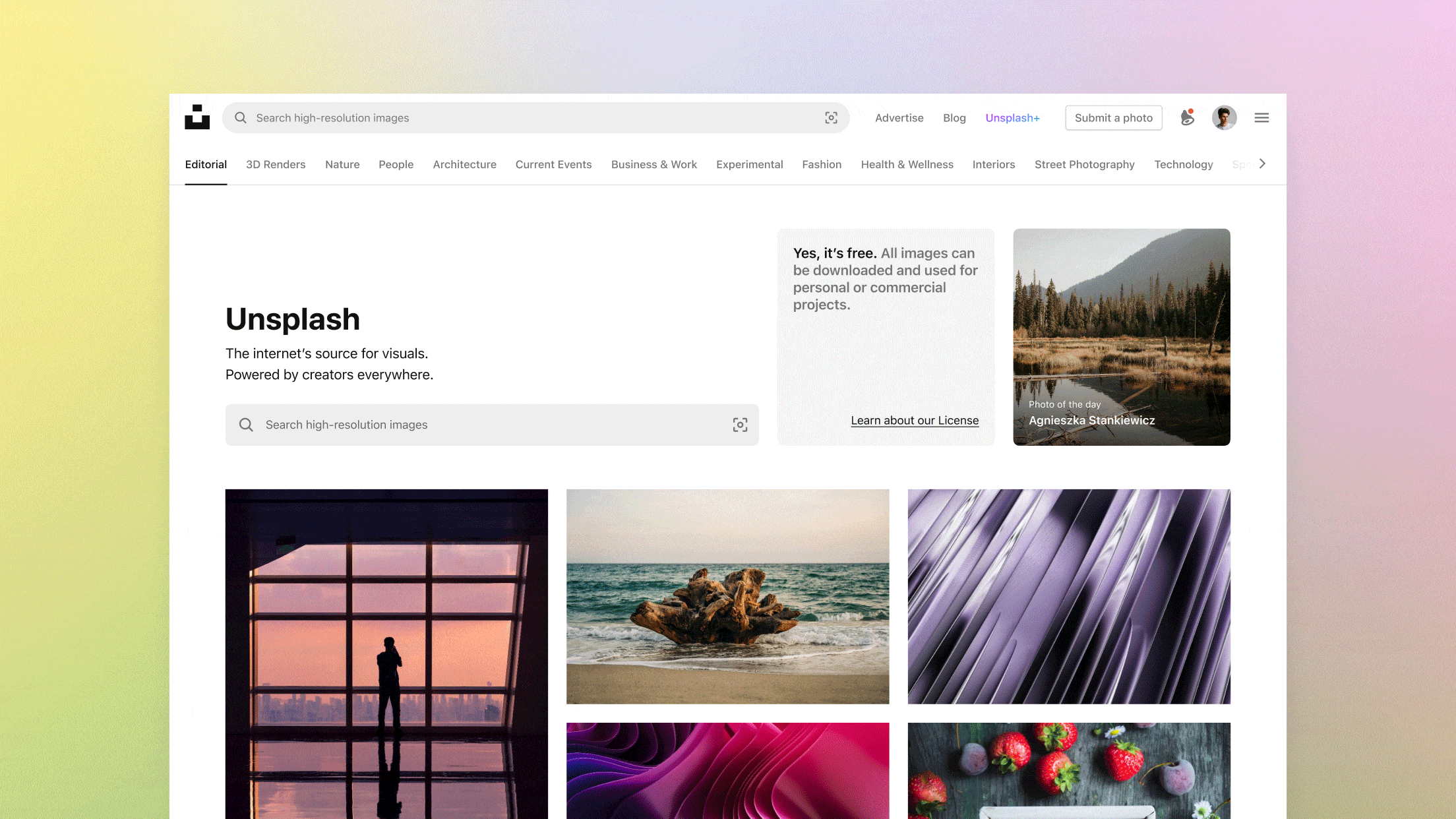 Unsplash cover